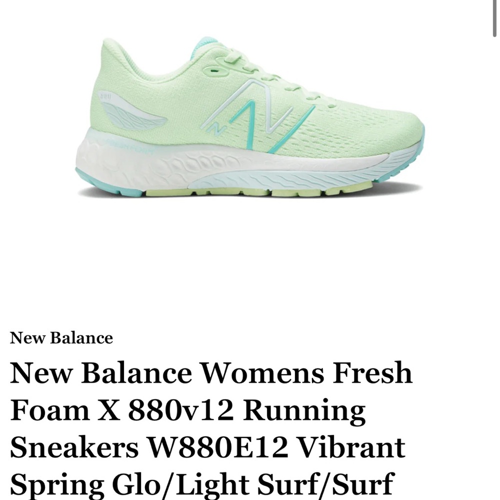 New Balance fresh foam x 880
